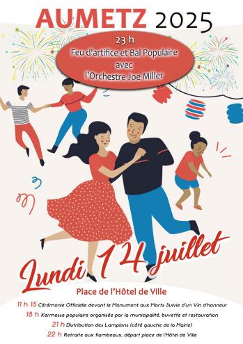 Affiche 14 juillet 2025