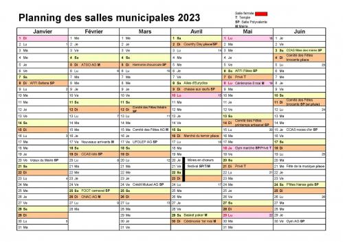 Calendrier 2023 page 1