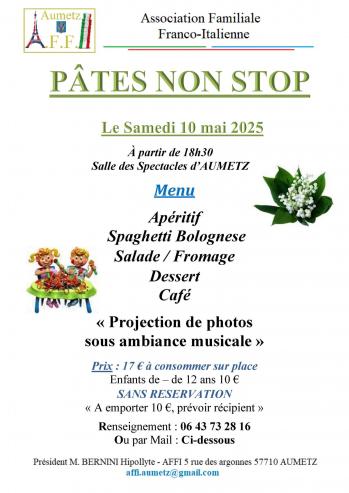 Pates non stop