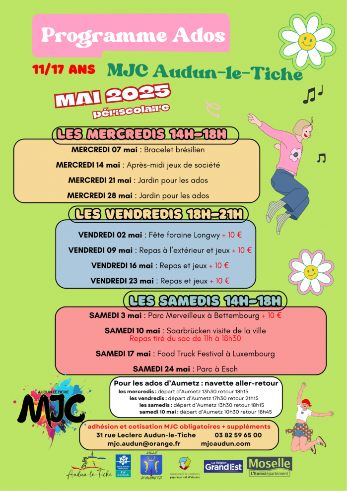 Programmes ados 2425